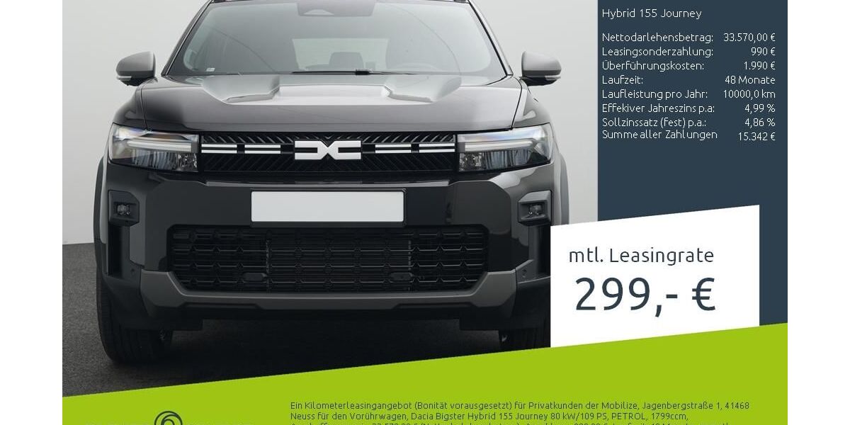 Dacia Bigster 10.500 km 31.488 &euro; Ahaus 48683