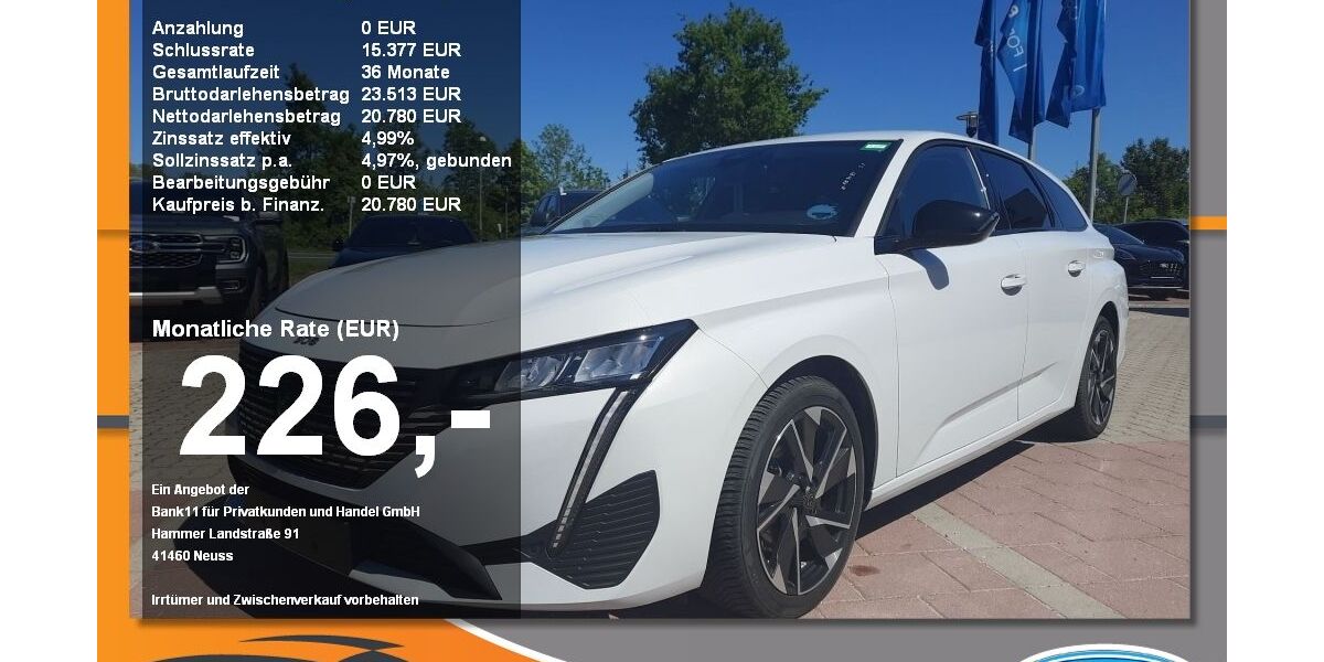 Peugeot 308 32.335 km 20.780 &euro; Neustadt / Donau 93333