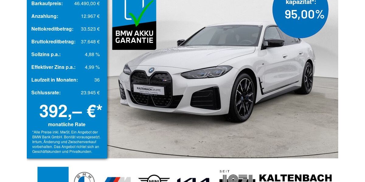 BMW i4 55.000 km 46.190 &euro; Olpe 57462