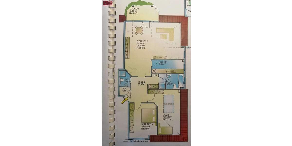 Wo Licht, Weite und Ruhe zuhause sind: Traumhafte 3-Zi-DG-Wohnung in Rumpenheim 3 zimmer