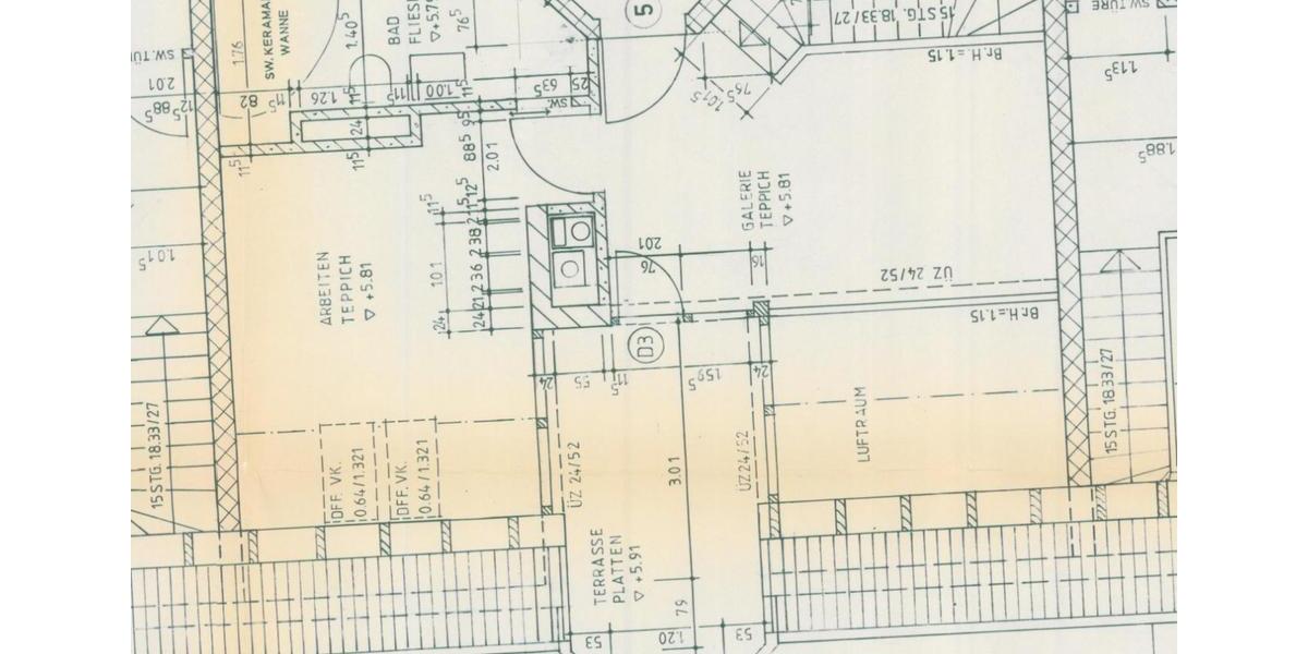 Dachgeschoßwohnung München Thalkirchen-Obersendling-Forstenried-Fürstenried-S - 3 Zimmer, 102 m&sup2;, 2.250&euro; | Angebot:24875636