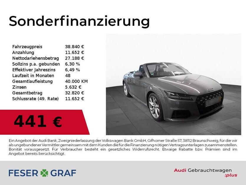 Audi TT 44.500 km 38.840 € Nürnberg 90411
