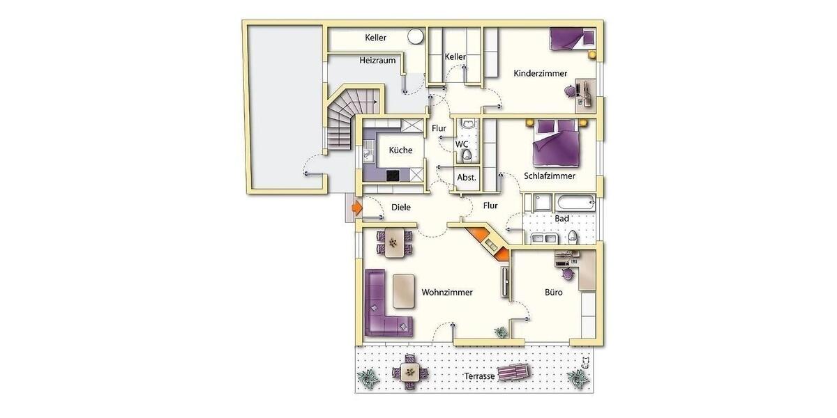 Erdgeschoßwohnung Büsingen am Hochrhein - 4.5 Zimmer, 114 m&sup2;, 439.950&euro; | Angebot:27066385
