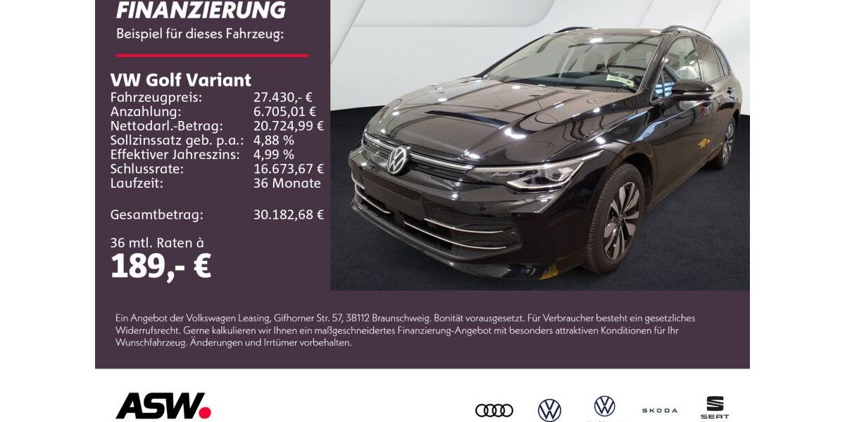 VW Golf 22.300 km 27.430 &euro; Weinsberg 74189