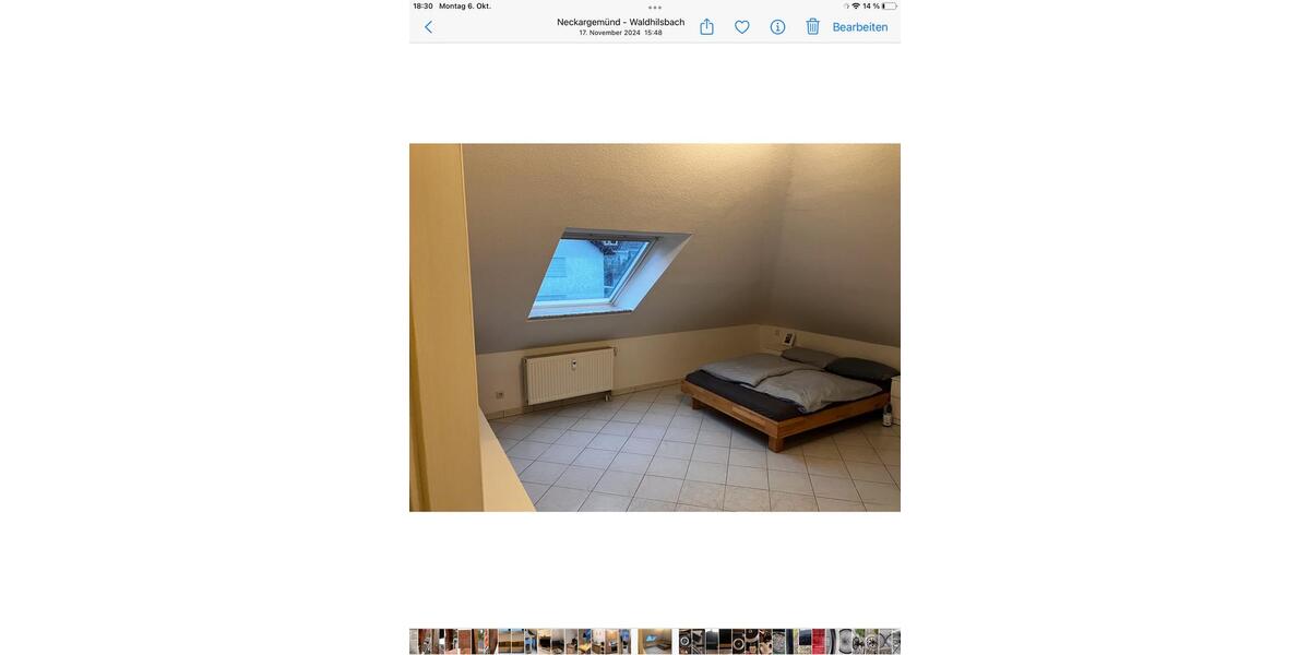 Dachgeschoßwohnung Neckargemünd - 2.5 Zimmer, 65 m&sup2;, 1.100&euro; | Angebot:25291362