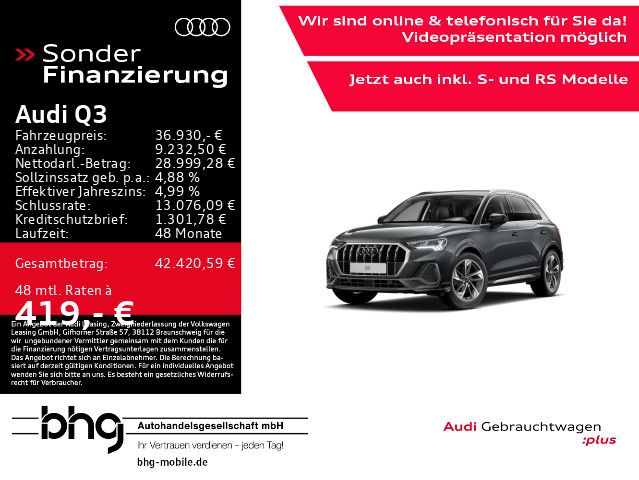 Audi Q3 2.481 km 36.930 &euro; Binzen 79589