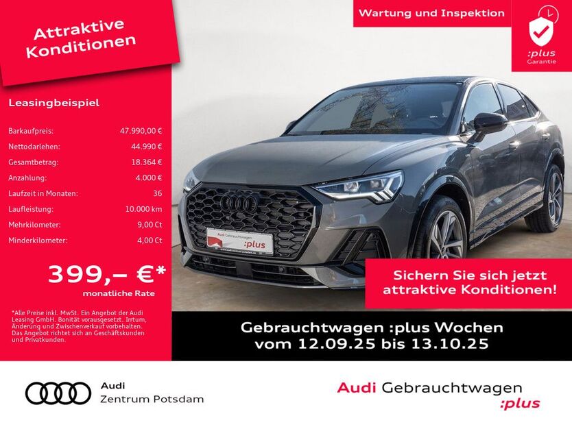 Audi Q3 17.508 km 47.990 € Potsdam 14482