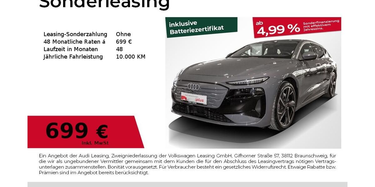 Audi A6 e-tron 11.524 km 69.990 &euro; Bernburg 06406