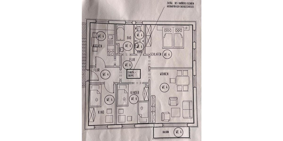 Etagenwohnung Brake (Unterweser) - 4 Zimmer, 80 m&sup2;, 159.000&euro; | Angebot:26289317
