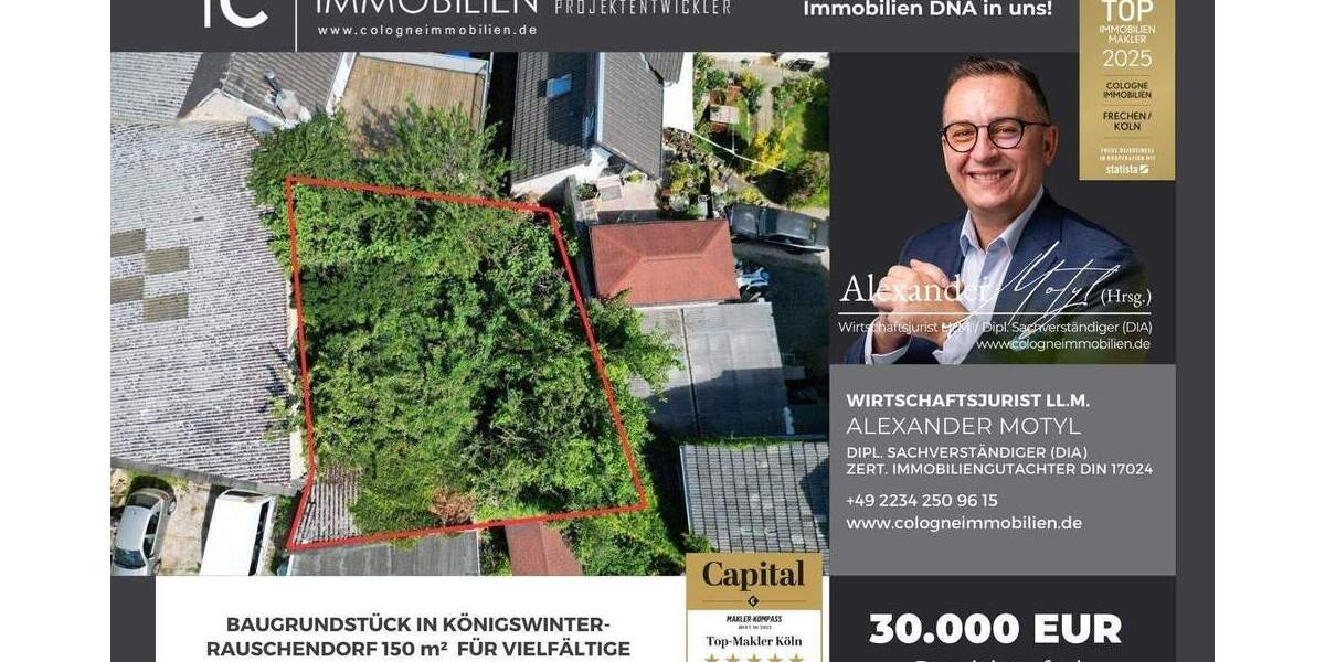 BAUGRUNDSTÜCK IN KÖNIGSDORF-RAUSCHENDORF 150 m² FÜR VIELFÄLTIGE VORHABEN zimmer