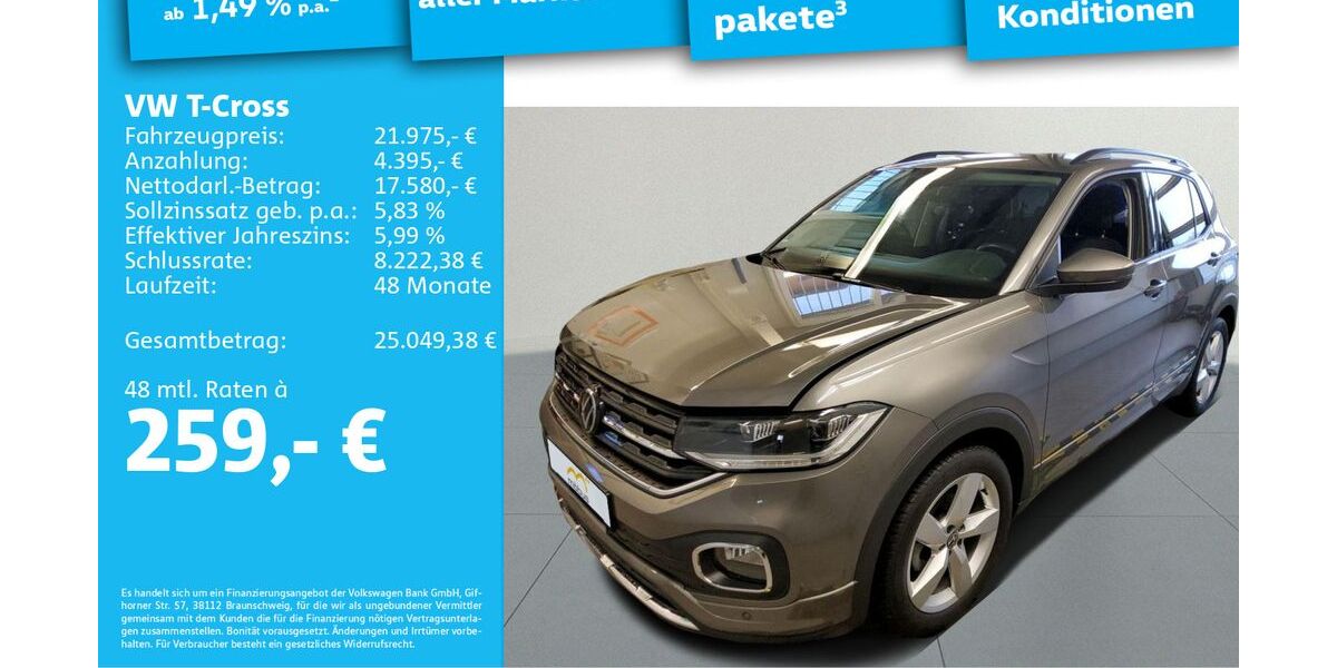 VW T-Cross 50.704 km 21.975 &euro; Berlin 13088