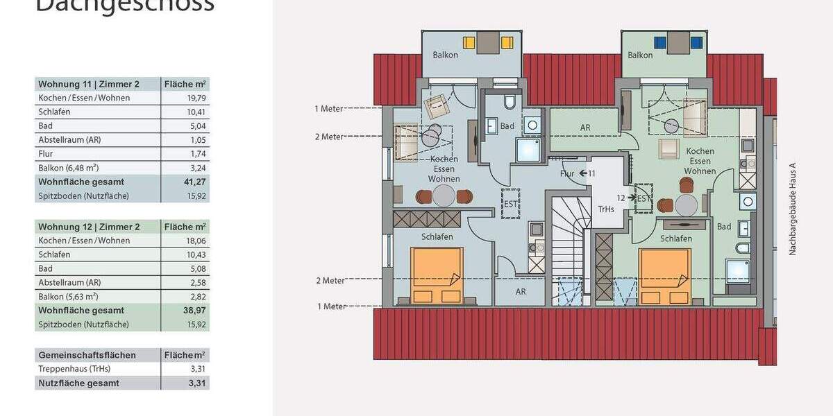 Etagenwohnung Pleinfeld Ramsberg - 2 Zimmer, 253.000&euro; | Angebot:26037797