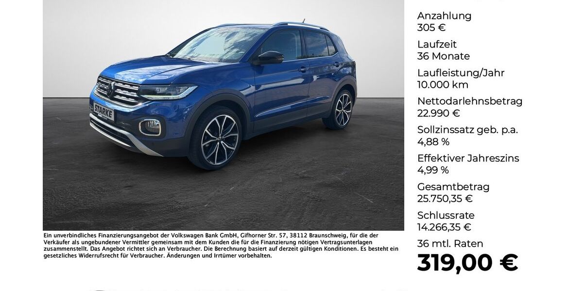 VW T-Cross 37.225 km 22.990 &euro; Osnabrück 49078