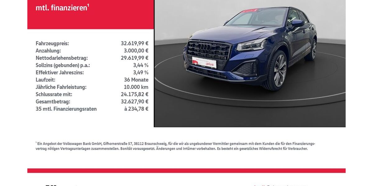 Audi Q2 8.774 km 30.980 &euro; Mühlhausen/Thüringen 99974