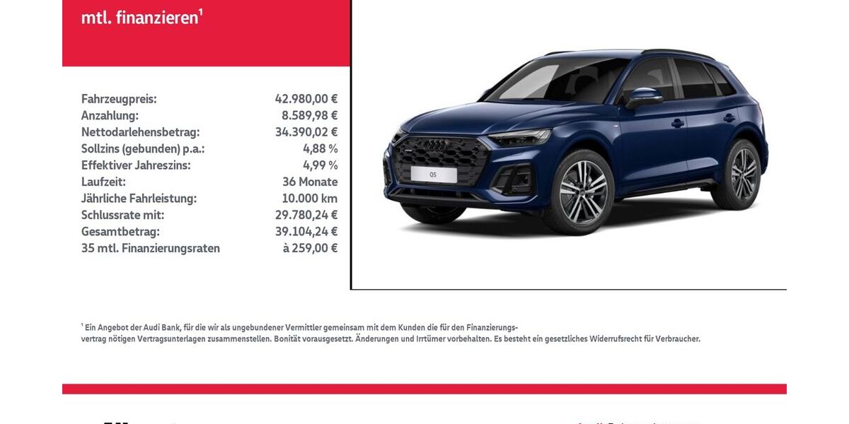 Audi Q5 45.945 km 42.980 &euro; Nordhausen 99734