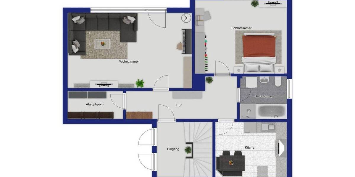 Etagenwohnung Höxter Lüchtringen - 2 Zimmer, 86 m&sup2;, 79.000&euro; | Angebot:26247285