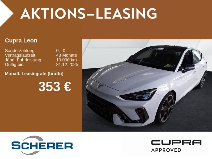 Cupra Leon 20.779 km 36.590 € Bingen / Rhein 55411