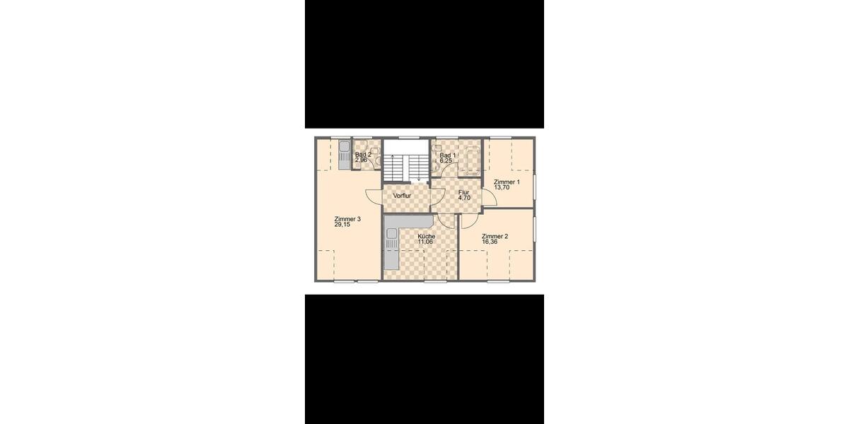 Dachgeschoßwohnung Wiesbaden Klarenthal - 4 Zimmer, 85 m&sup2;, 259.000&euro; | Angebot:27189326