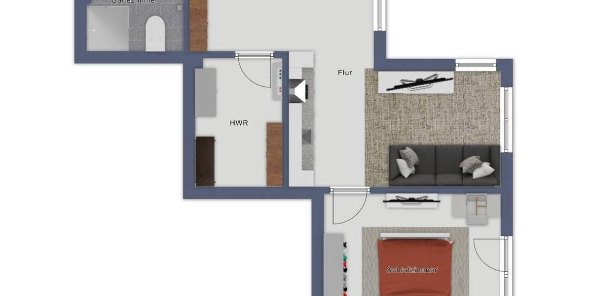 Etagenwohnung Werlte - 2 Zimmer, 59 m&sup2;, 202.000&euro; | Angebot:26657266