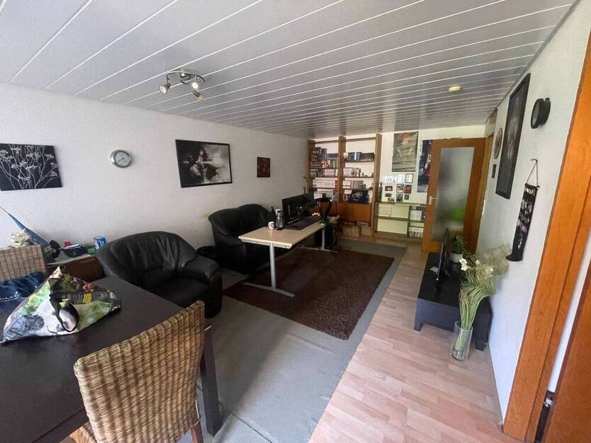 1,5 - Zi. Wohnung mit Schlafnische, Stellplatz u. Terrassen-Ausblick auf den Kurpark Bad Wildbad