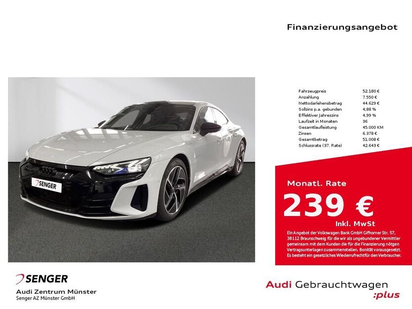 Audi e-tron GT 58.204 km 51.180 € Münster 48153