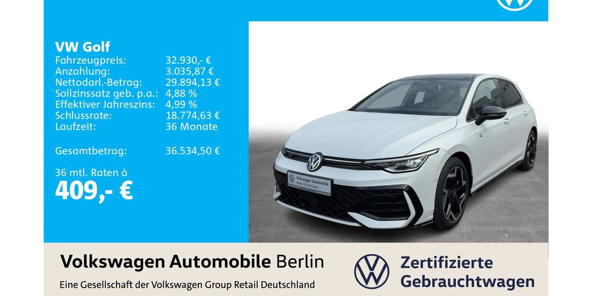 VW Golf 22.345 km 32.930 &euro; Berlin 12681