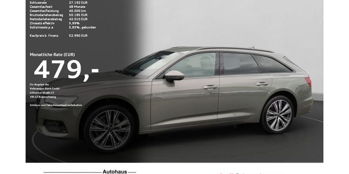 Audi A6 31.900 km 52.990 &euro; Ravensburg 88214