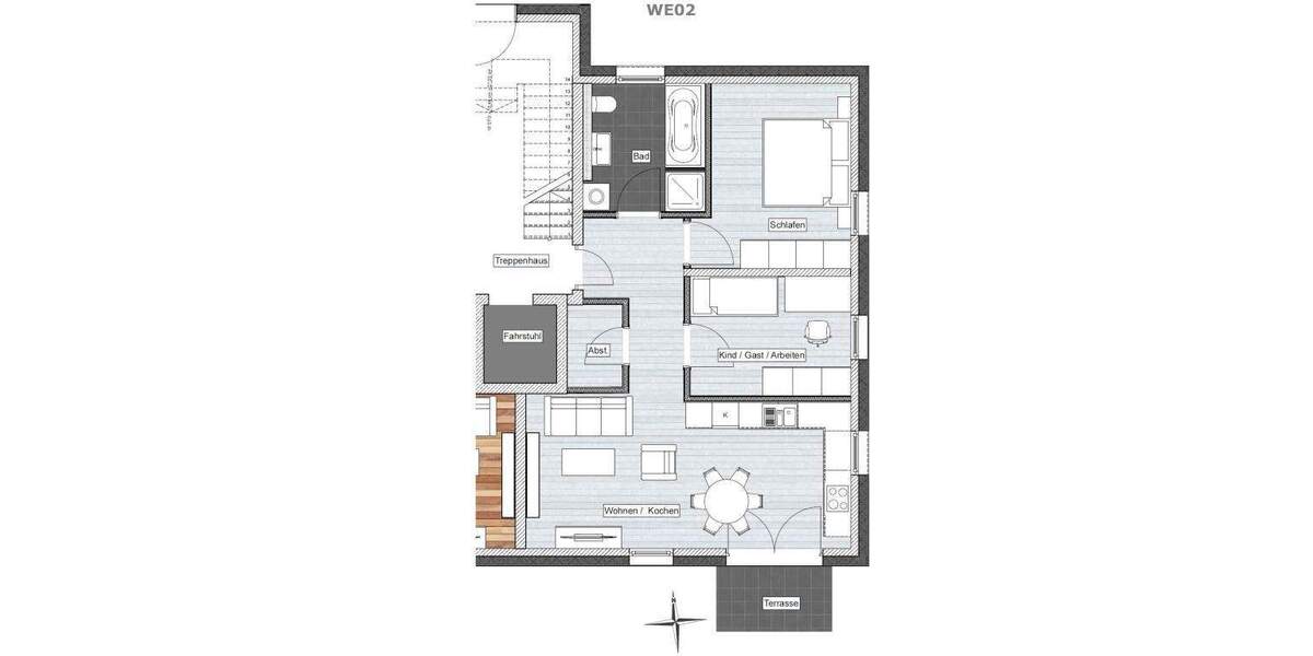Etagenwohnung Petershagen/Eggersdorf Mitte - 3 Zimmer, 68 m&sup2;, 298.850&euro; | Angebot:22919373