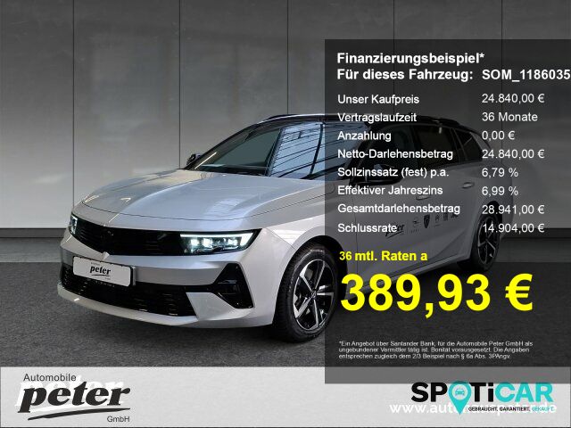 Opel Astra 15.000 km 24.840 &euro; Erfurt 99086