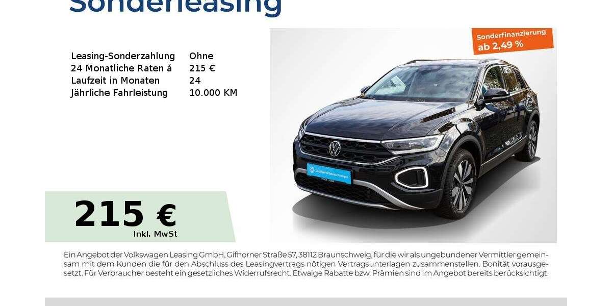 VW T-Roc 23.250 km 25.449 &euro; Forchheim 91301