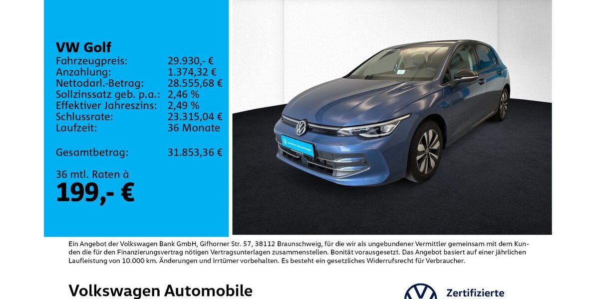 VW Golf 15.427 km 29.930 &euro; Leipzig 04277