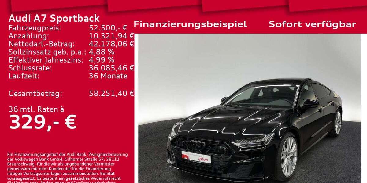 Audi A7 49.554 km 52.500 &euro; Berlin 10587