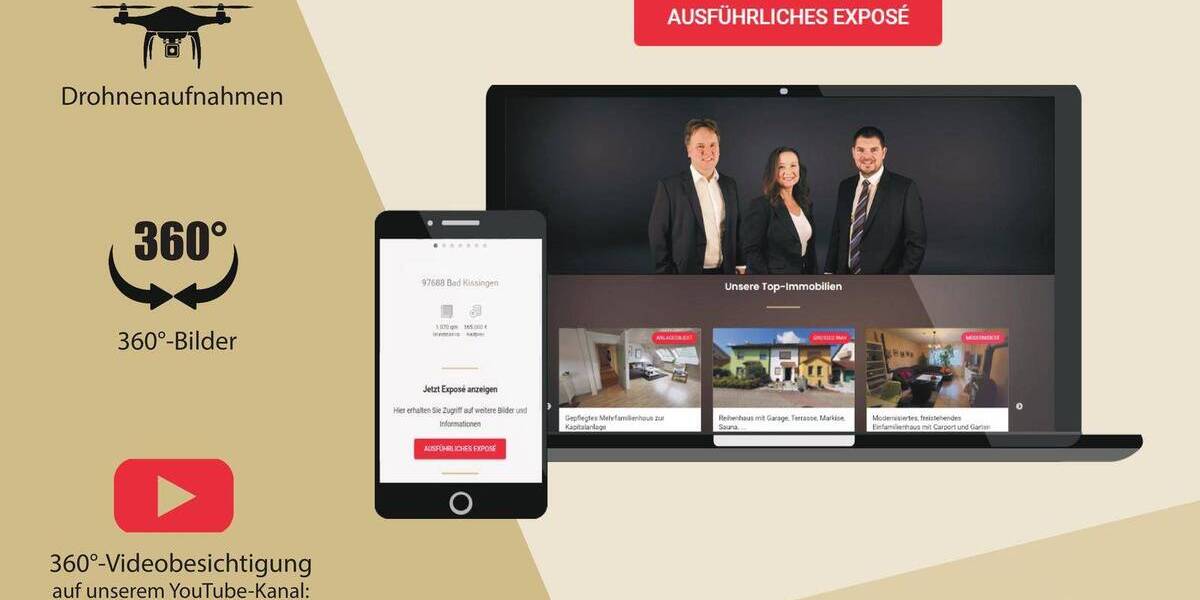 Etagenwohnung Bad Kissingen - 5 Zimmer, 113 m&sup2;, 289.000&euro; | Angebot:26902417