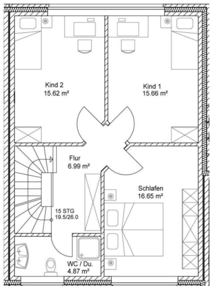 Top gepflegtes und modernes Reihenhaus zur Miete zimmer