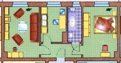 Zimmer Weißenfels - 2 Zimmer, 43 m&sup2;, 330&euro; | Angebot:25662561