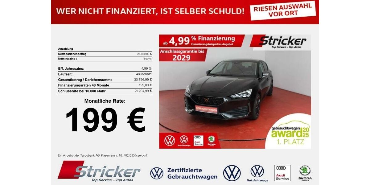 Cupra Leon 26.463 km 25.939 € Detmold 32760