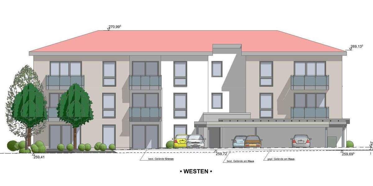 Baugrundstück mit Baugenehmigung für 9 Familienhaus in Helsa zimmer