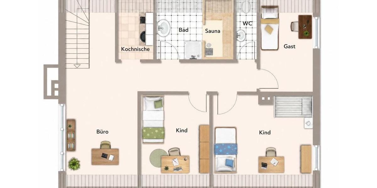 Maisonettenwohnung Kirchardt - 6 Zimmer, 170 m&sup2;, 1.300&euro; | Angebot:26664676