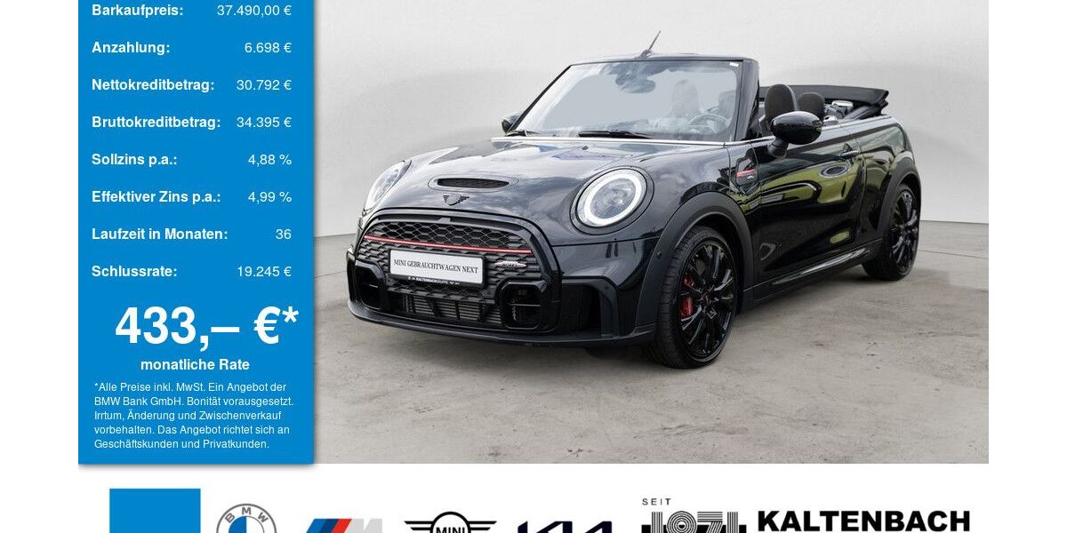 Mini John Cooper Works Cabrio 21.000 km 36.490 &euro; Wiehl 51674