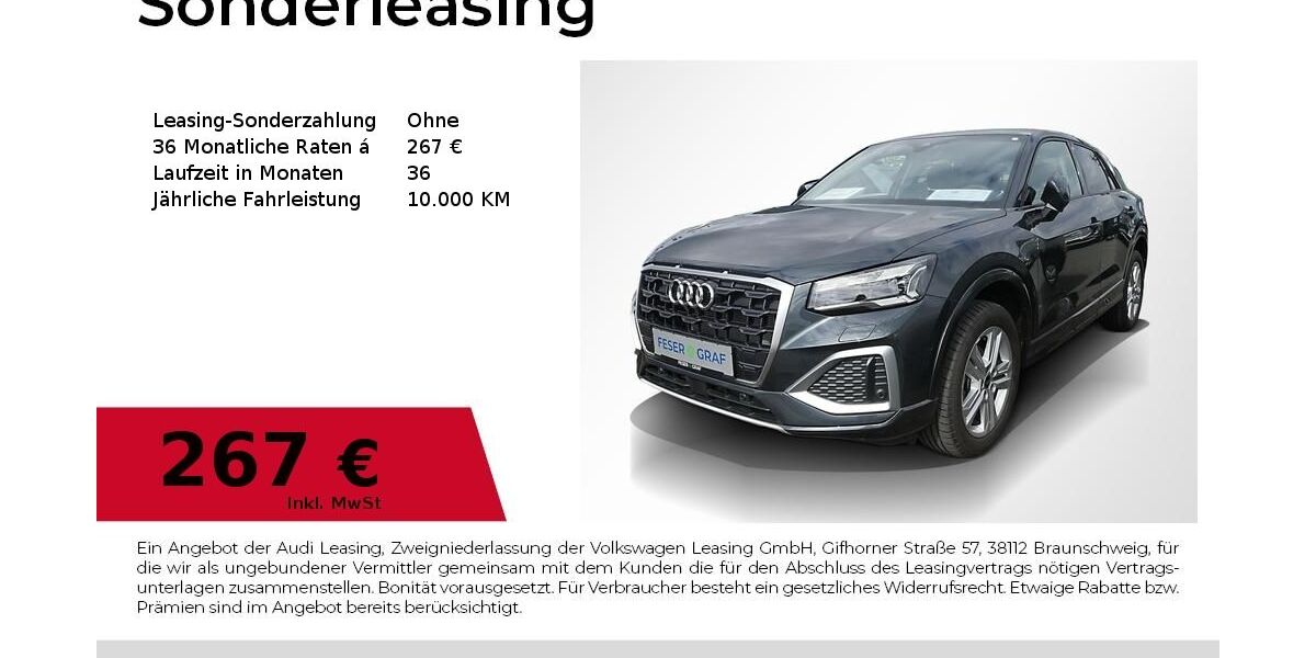 Audi Q2 6.272 km 27.060 &euro; Erlangen 91058