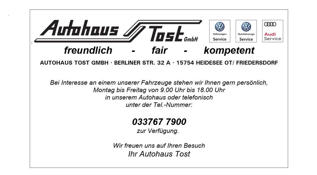 VW T-Cross 52.554 km 20.960 &euro; Heidesee OT Friedersdorf 15754