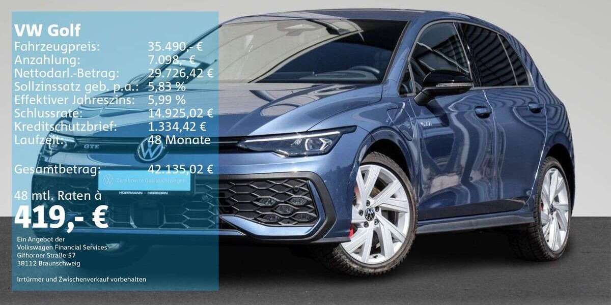 VW Golf GTE 3.147 km 35.490 &euro; Herborn 35745