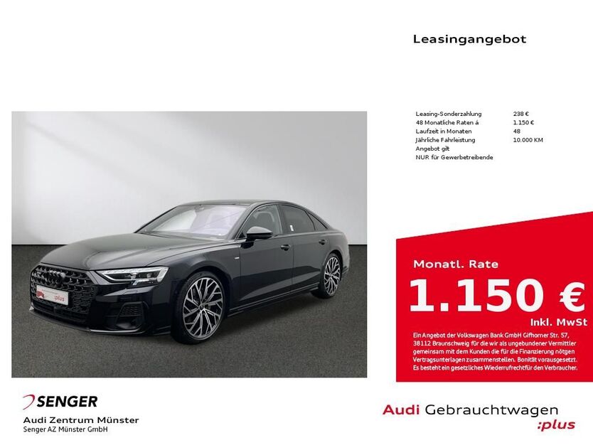 Audi A8 15.000 km 109.990 € Münster 48153