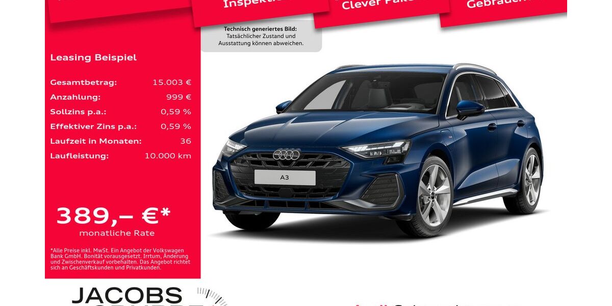 Audi A3 7.768 km 42.780 &euro; Mönchengladbach 41066