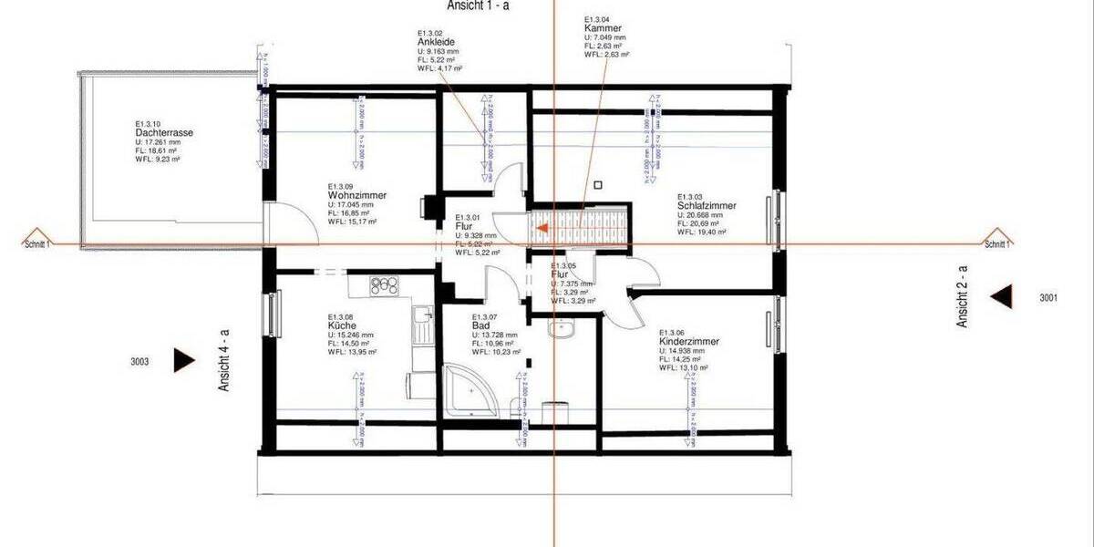 Etagenwohnung Bramsche Epe - 3 Zimmer, 96 m&sup2;, 800&euro; | Angebot:26815550