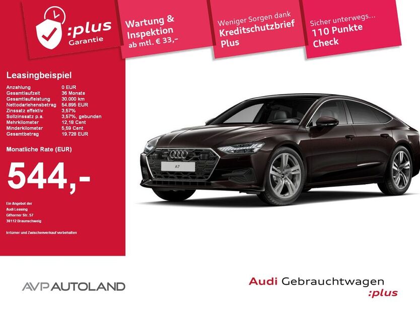 Audi A7 28.987 km 54.895 € Plattling 94447