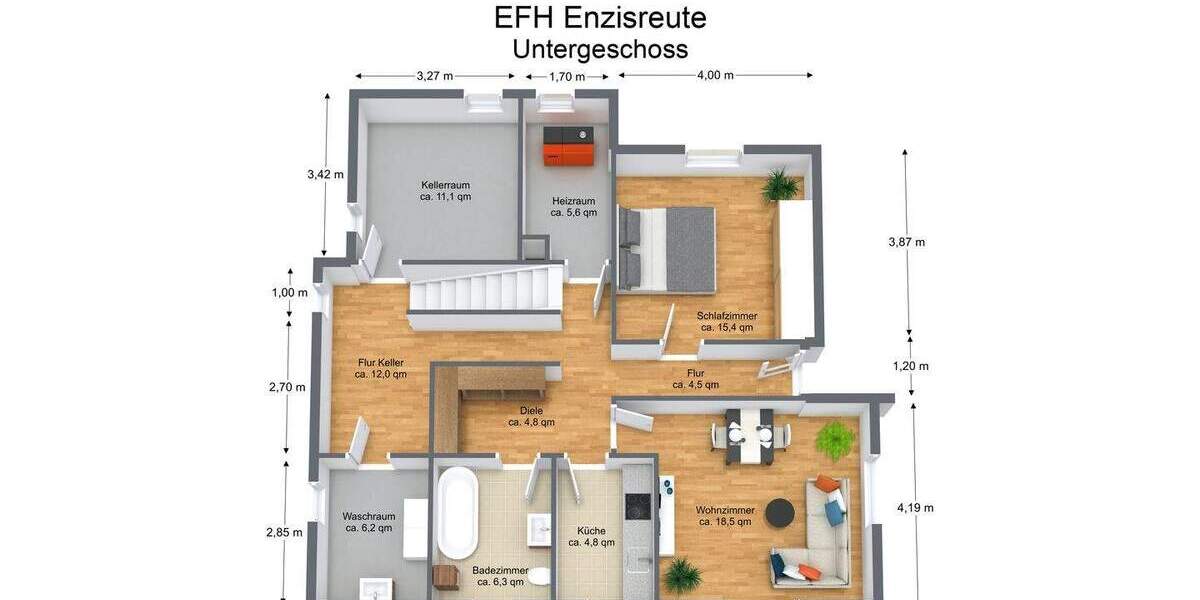 Einfamilienhaus Bad Waldsee Gaisbeuren - 6 Zimmer, 152 m&sup2;, 445.000&euro; | Angebot:25729560