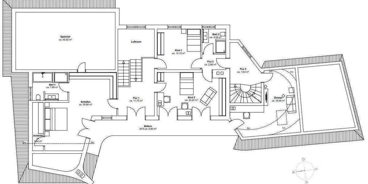 Einfamilienhaus Freising Am Vogelherd - 9 Zimmer, 358 m&sup2;, 2.390.000&euro; | Angebot:25908899