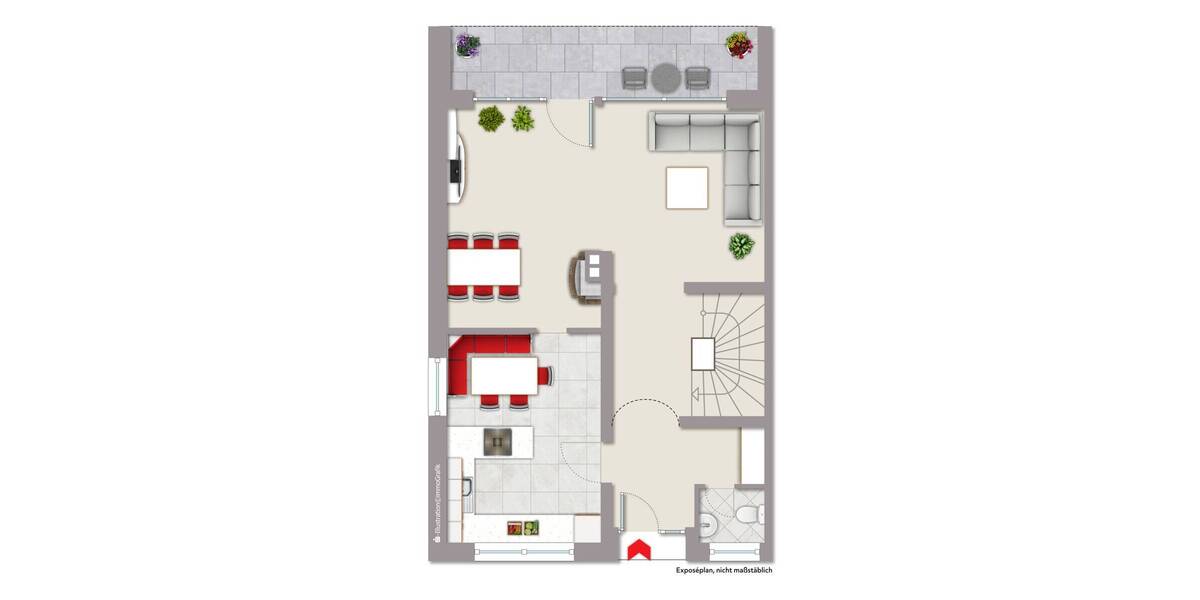 Reihenendhaus Münster Roxel - 6 Zimmer, 154 m&sup2;, 569.000&euro; | Angebot:26674983