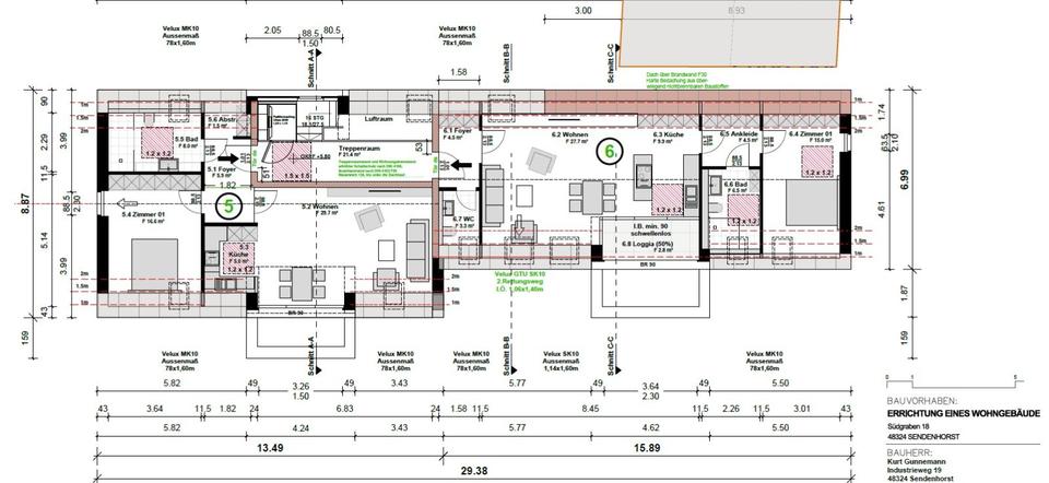 Dachgeschoßwohnung Sendenhorst - 2 Zimmer, 75 m&sup2;, 900&euro; | Angebot:24878006